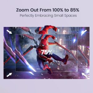 71cG7Tl+6uL._SL1200_ Portronics Beem 440 Smart LED Projector with 720p HD Resolution, Rotatable Design, Built-in Streaming Apps (Netflix, Prime Video, Hotstar), 2000 Lumens, Screen Mirroring, 3 Watts Speaker