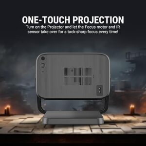 71cZiWLcNKL._SX522_ Ant Esports View 822 Smart LED Projector - Black | Auto-Focus 1080P Native & 4K Support, 5000 Lumens, WiFi, Android 9, BT, Remote, Upto 176", Built-in OTT (Netflix, Prime Video), Speaker 2x3W