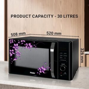 71hSXx1Op5L._SX679_ Haier 30L Convection Microwave Oven (HIL3001CBSH, Black, Crispy Grill)