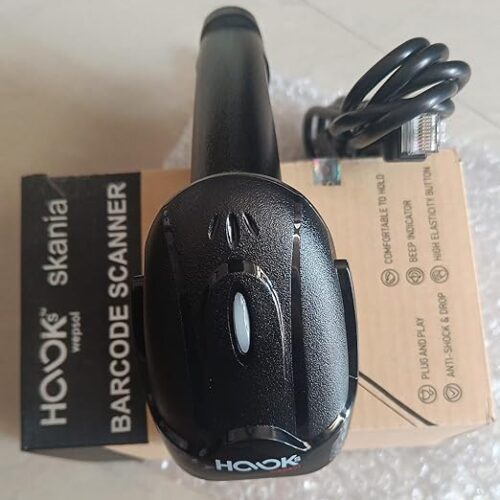 71jGoiT8cAL._SX522_ Wepsol Hooks Scania Scanner 760H Barcode Scanner (1) - USB Cable, Compatible with ECR, Wep Product, Touch POS, Computer