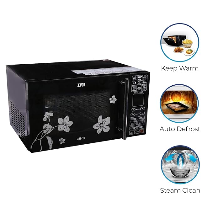 71jsEQEaQZL._SX679_ IFB 25 L Convection Microwave Oven (25BC4, Black +Floral Design) Visit the IFB Store