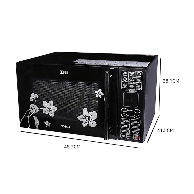 71kc1dX-FiL._SX679_ IFB 25 L Convection Microwave Oven (25BC4, Black +Floral Design) Visit the IFB Store