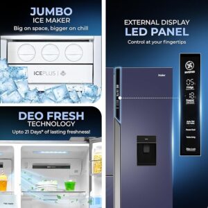 81-139cID9L._SX679_ Haier 598L 3 Door Convertible Side by Side Refrigerator with WIFI Enabled Smart Sense AI