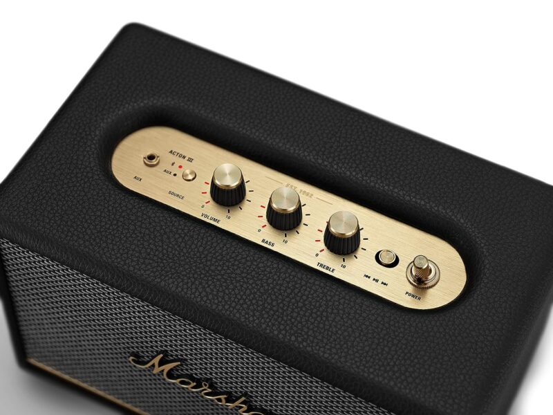 Marshall Acton III Bluetooth Home Speaker, Black