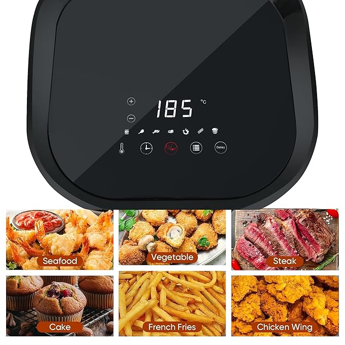 81NNE2AhxwL._SX679_ iBELL AERO FRY 420DM Air Fryer 4.2 Litre - 1500W (Black)