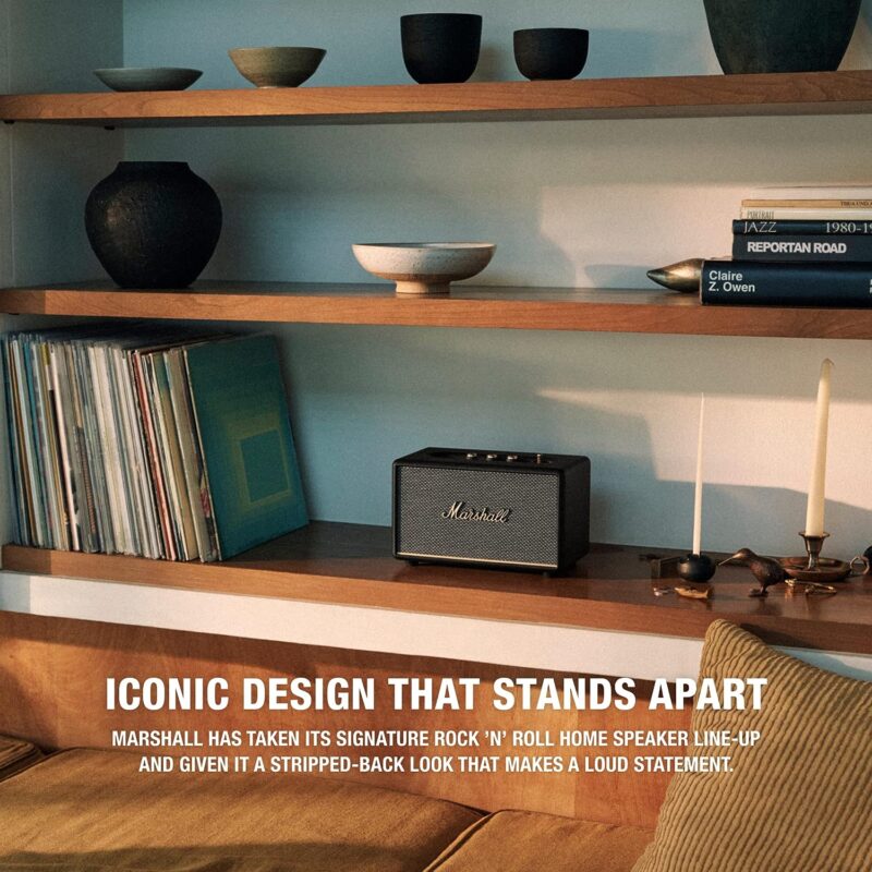 Marshall Acton III Bluetooth Home Speaker, Black