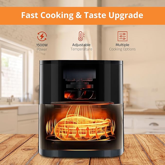 81ubl0fRIRL._SX679_ iBELL AERO FRY 420DM Air Fryer 4.2 Litre - 1500W (Black)