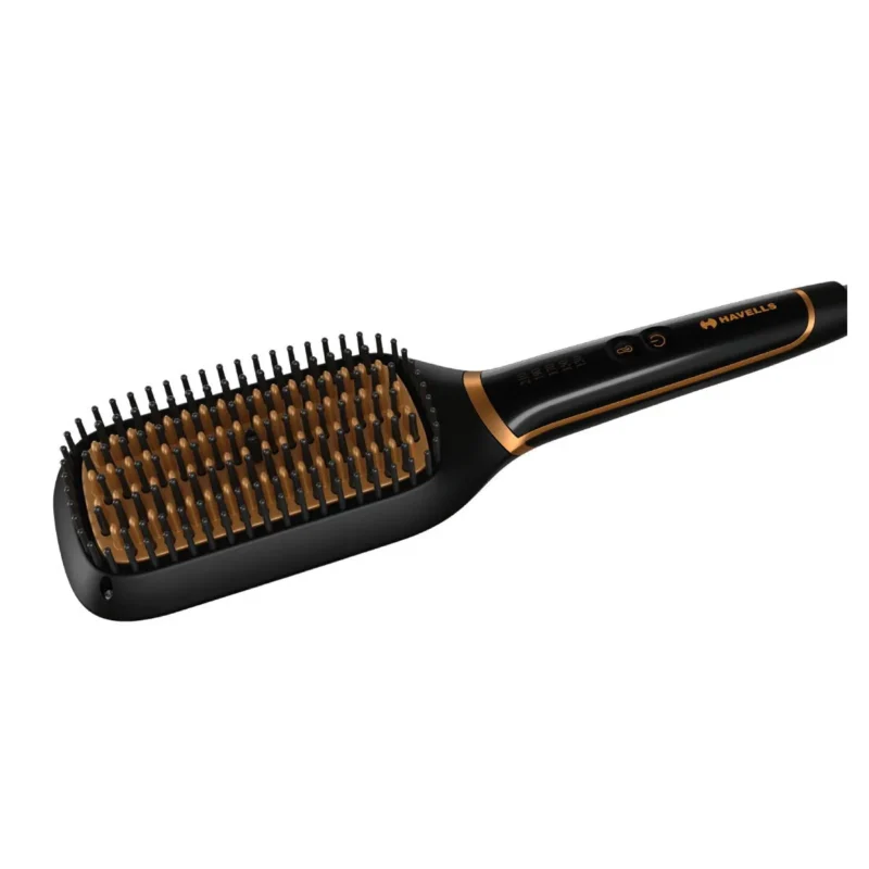 HAVELLS HS4211 Hair Straightener Brush  (Black)