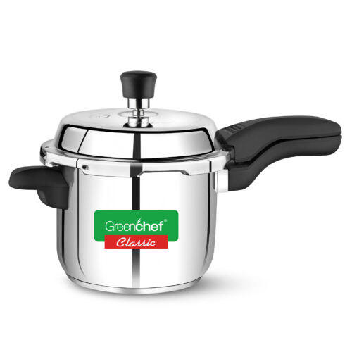 SS Cooker - 3Ltr - Classic 1 Greenchef Classic Pressure Cooker 5Ltr