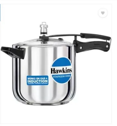 Hawkins (HSS60) 6 L Inner Lid Induction Bottom Pressure Cooker  (Stainless Steel)