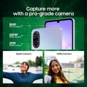 81GIZgi0GhL._SL1500_ Samsung Galaxy A07 5G Smartphone (Light Violet, 4GB RAM, 128GB Storage)