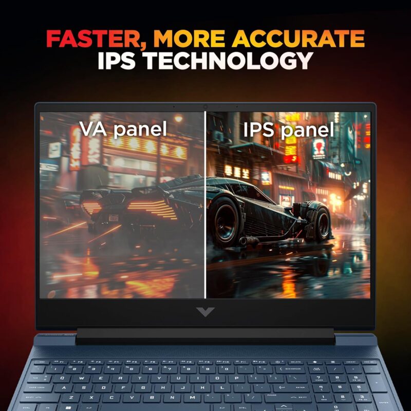 81CAGO6uV9L._SL1500_ HP Victus, AMD Ryzen 5 8645HS, 6GB RTX 3050 Gaming Laptop (16GB DDR5, 512GB SSD),144Hz,300 nits,IPS, 15.6''/39.6cm, FHD, Win11, Office 24, Blue, 2,29kg, Backlit Kb,HD Camera, fb3012AX